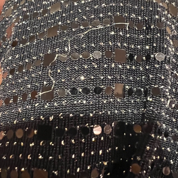 Enfocus Studio evening dress size 12, worn once,EUC, shimmery sequins with split - Picture 11 of 14